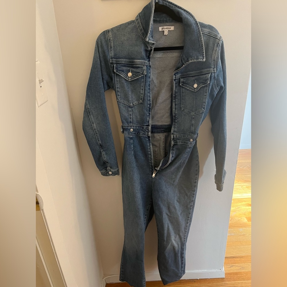 GOOD AMERICAN DENIM JUMPSUIT